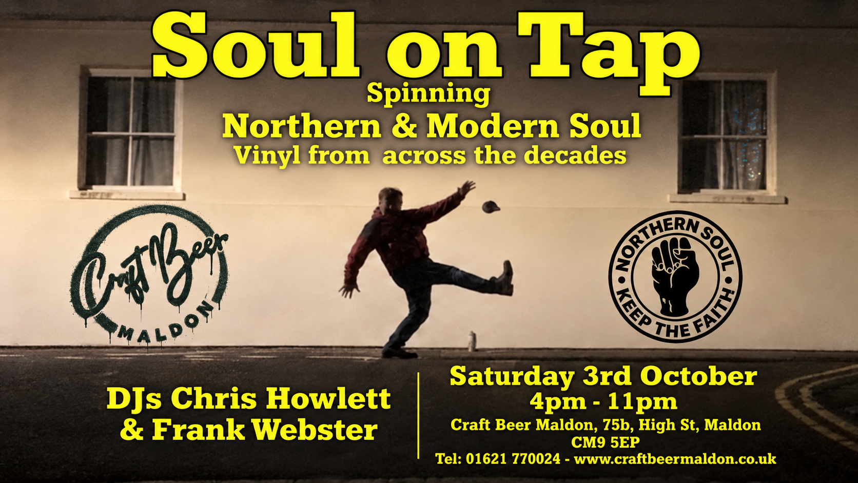Soul on Tap at Craft Beer Maldon