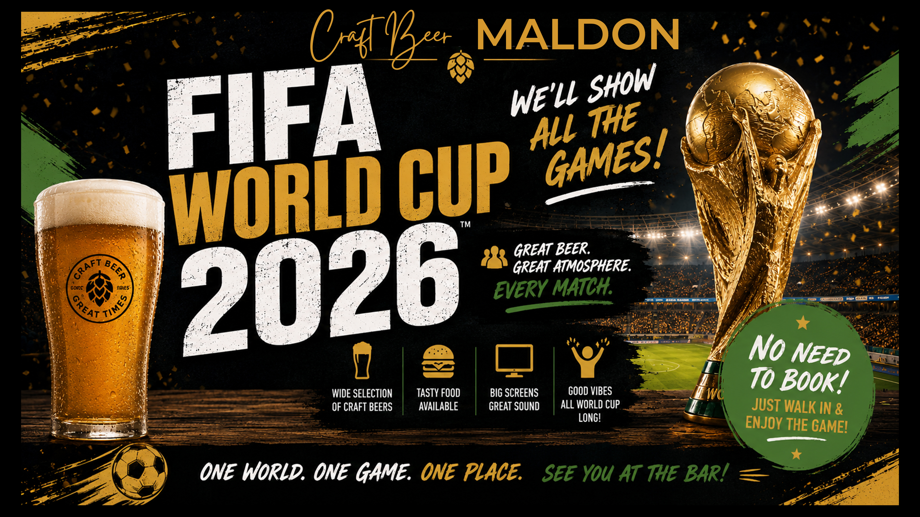Watch all the World Cup 2026 games with us